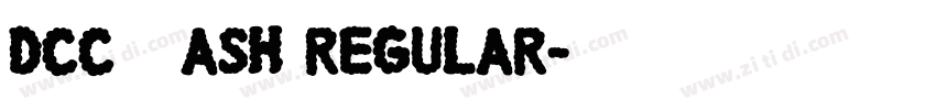 DCC   Ash Regular字体转换